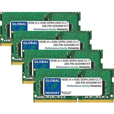 Immagine di Kit RAM DDR4 2400 MHz PC4 19200 260 Pin SODIMM Memoria per Intel 27&quot; Retina 5K iMac (2017)
