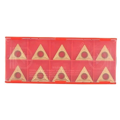 Immagine di 10Pcs TCMT16T304 Triangolare in acciaio al tungsteno Tornio Inserti per tornitura carburo Set