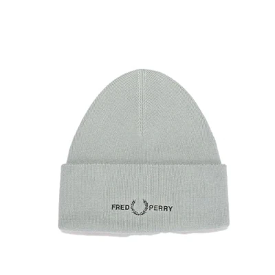 Immagine di Fred Perry Berretto unisex classico in misto cotone con logo Argento blu Taglia unica, blu, unica