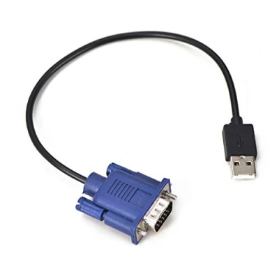 Immagine di EVanlak USB VGA Dummy Plug Headless Ghost Functionally Stable Conductive Performancevga RGB Display Emulator Operating System Boot and Load Resolutions up to 1080p@60Hz…