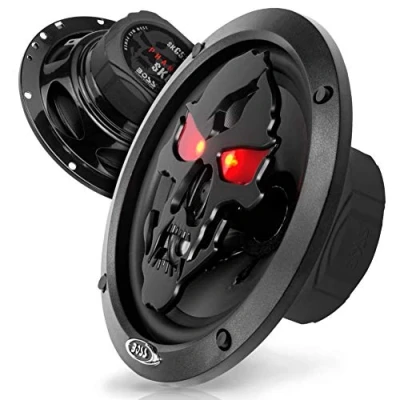Immagine di 2 ALTOPARLANTI compatibile con BOSS AUDIO SYSTEMS SK653B coassiali a 3 vie da 16,50 cm 165 mm 6,5&quot; 175 watt rms 350 max 4 ohm 90 db neri, coppia