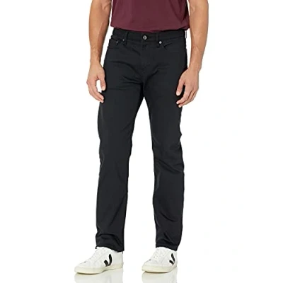 Immagine di Amazon Essentials Jeans Elasticizzati con Taglio Dritto Uomo, Nero Slavato, 31W / 28L