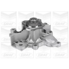 Immagine di GRAF PA933 Pompa acqua con guarnizione meccanico Lamiera d&#039;acciaio per trasmissione cinghia Poly V MAZDA: MPV 2, Premacy