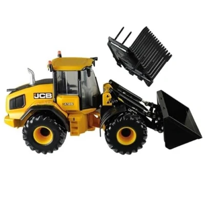 Immagine di Britains JCB Farm Tomy Toys, giocattolo telescopico per trattore da collezione, scala 1:32, adatto collezionisti e bambini, dai 3 anni in su