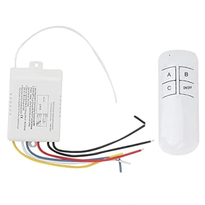 Immagine di Interruttore di controllo remoto (3 modi ON/Off 220 V) Ricevitore Digitale Wireless Parete Luce A Parete+Ricevitore Trasmettitore per Luci