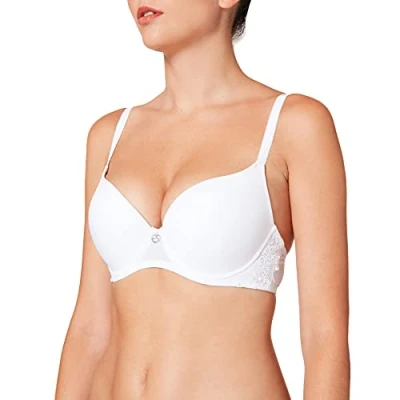 Immagine di Sassa Dirndl Push up Bügel BH Reggiseno, Bianco (Weiß 00100), Taglia Produttore: 80B Donna