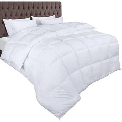 Immagine di Utopia Bedding Piumone Piumino, 100% Microfibra in fibra cava (Bianco, 260 x 220 cm)