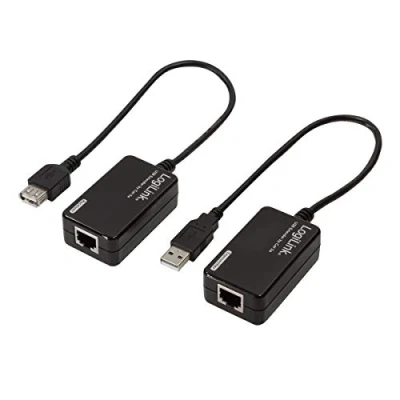 Immagine di LogiLink UA0021D USB 1.1 Extender (Estensore) su cavo di rete RJ45 60 m