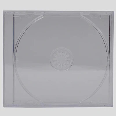 Immagine di Dragon Trading Custodie singole trasparenti per CD, DVD, Blu Ray, 10,4 mm, 1 disco, con vassoio trasparente (confezione da 10)