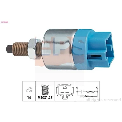 Immagine di EPS 1.810.089 Interruttore luce freno meccanico M10X1,25 Made in Italy OE Equivalent TOYOTA: RAV4 II SUV, Prius Liftback, MR2 Coupe