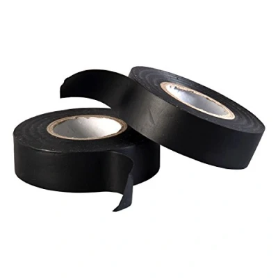 Immagine di Gocableties Nastro isolante nero 19 mm x 20 m Robusto ed autoadesivo Per proteggere, unire e riparare cavi 2 rotoli