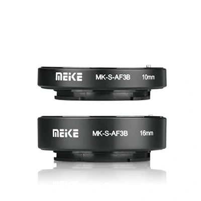 Immagine di Meike MK S AF3B Set di 3 anelli per Reflex digitale Sony, colore: Nero