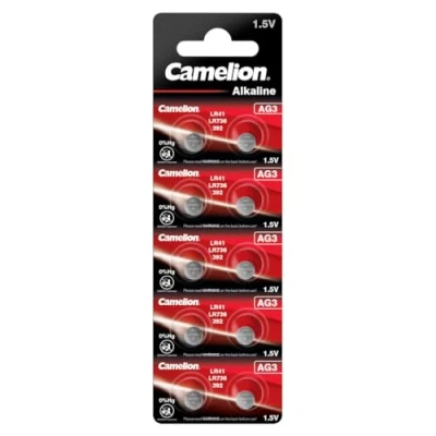 Immagine di Camelion Pile a bottone 1,5 V, senza quicksilber 0%Hg, AG3, LR41, GP92A, 392, SR41W
