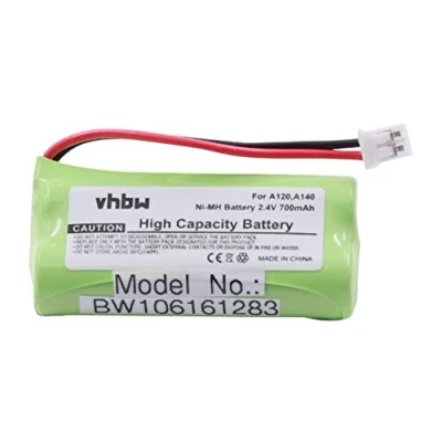 Immagine di vhbw Batteria 700mAh (2.4V) per Siemens Gigaset sostituisce V30145 K1310 X383, S30852 D1640 X1, C30852D1640X1.
