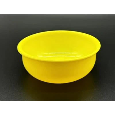 Immagine di Kimmel 21 000 0402 1 Ciotola per zuppa di Cereali, in plastica, Riutilizzabile, infrangibile, impilabile, 10 cm, Giallo