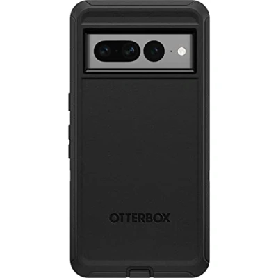 Immagine di OtterBox Custodia per Google Pixel 7 PRO Defender, Nera, Robusta e Resistente, con Protezione Le Porte, Include cavalletto a clip Fondina