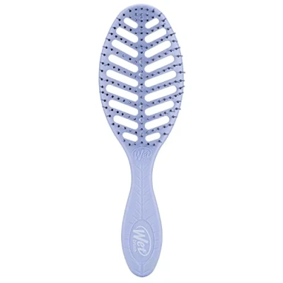 Immagine di Wet Brush Go Green Spazzola per capelli Speed Dry, design ventilato e setole ultra morbide HeatFlex, manico ergonomico che gestisce grovigli incontrollabili, accessori senza