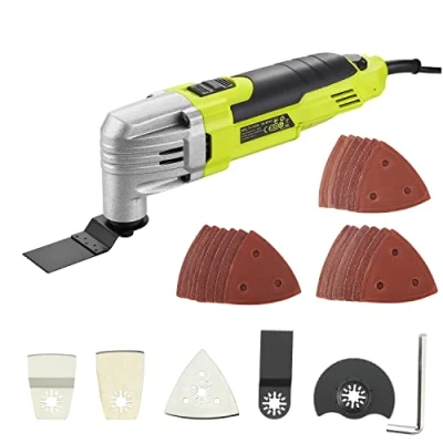 Immagine di utensile Multifunzione 300W,DEWINNER 0 23000OPM Strumento Oscillante, multi oscillante con kit di accessori lama per sega, lucidatura, carta abrasiva, multiuso
