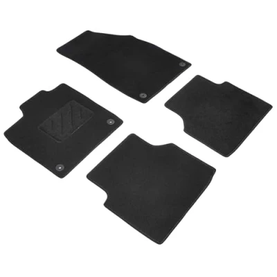 Immagine di WALSER Standart 80805 Set tappetino Poliestere, PP(Polipropilene) anteriore e posteriore antracite/nero Su misura