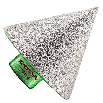 Immagine di KURSTOL Fresa Diamantata Punte Smusso 50 mm x M14 per esistenti di piastrelle in gres porcellanato marmo granito