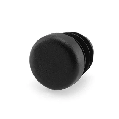 Immagine di Gleitgut 4 tappi lamellari rotondi per tubi, ampia scelta, sedie, diametro interno del tubo da 10,7 a 12 mm, colore nero