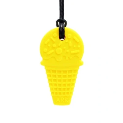 Immagine di ARK® Collana da masticare in diversi spessori e forme con guinzaglio regolabile istruzioni ATC (lingua italiana non garantita) Sensory Block, masticare, dentizione, autismo (cialda, giallo
