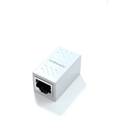 Immagine di Herfair Confezione da 2 accoppiatori RJ45, accoppiatore Ethernet, di rete per Cat7 Cat6 Cat5e Cat5, cavo Ethernet