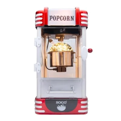 Immagine di SOGO Human Technology PAL SS 11350 Macchina per i popcorn Argento/Rosso