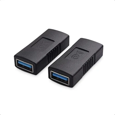 Immagine di Cable Matters Confezione da 2 pezzi Accoppiatore USB 3.0 Adattatore femmina a