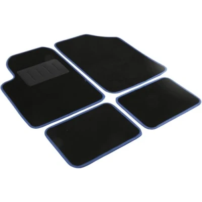 Immagine di START ESSENTIAL 9708 Set tappetino Tessile, PVC, PP(Polipropilene) anteriore e posteriore 4 Blu, nero