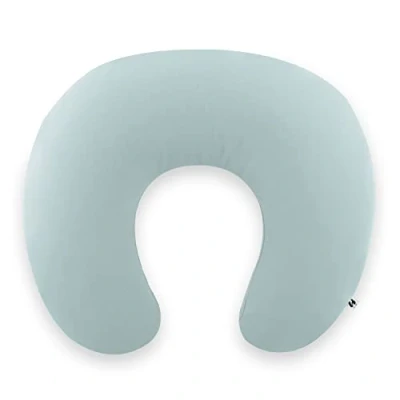 Immagine di hauck Cuscino Allattamento Nurse N Feed per in Microperle, OEKO TEX® STANDARD 100, Cotone, Consistenza Regolabile Borsa Inclusa, Lavabile Eucalipto