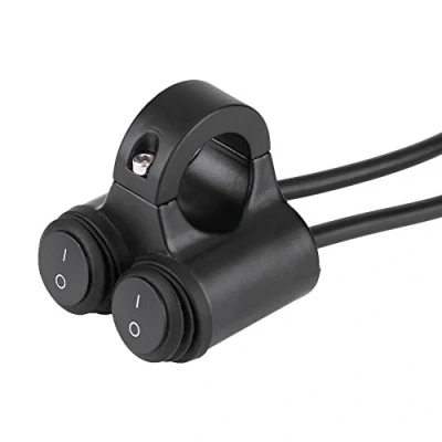 Immagine di Interruptor Manillar Moto Interruttore Luminoso Manubrio Del Motociclo Da 22Mm Lega In Di Alluminio 2 1 Grande Freno Stop Fendinebbia Doppio Comando A Pulsante Inte