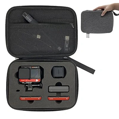 Immagine di Honbobo Borsa compatibile con Insta360 ONE R 4K/Leica/360 Edition, Custodia Valigetta di immagazzinaggio Accessori Edition