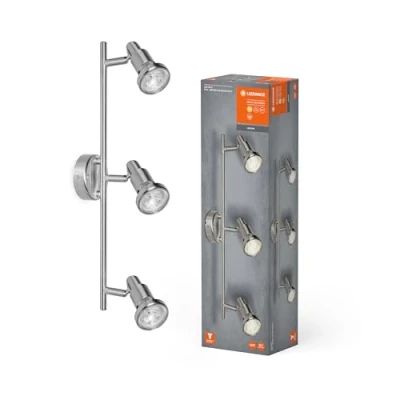 Immagine di LEDVANCE LED SPOT GU10 (EU) L 4058075540569 Faretto da soffitto (monocolore) ERP: F (A G) 7.8 W Argento
