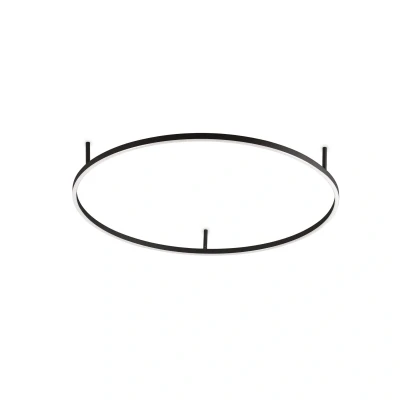 Immagine di Ideallux Ideal Lux Plafoniera LED Oracle Slim nero 3.000K 90 cm