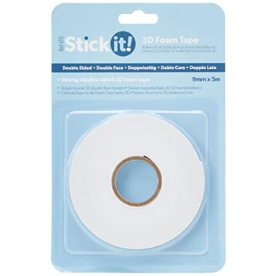 Immagine di docrafts Stick it! Nastro in schiuma, bianco, taglia unica