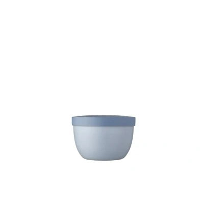 Immagine di Mepal Contenitore per Snack Ellipse Conservare e Trasportare Alimenti Adatto a Congelatore, Microonde Lavastoviglie 350 ml Nordic Blue