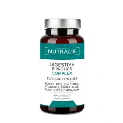 Immagine di Probiotici Digestive Complex Curcuma, Enzimi Digestivi Stitichezza e Flora Intestinale Regolarità Intestino Lactobacillus Gasseri B. Lactis 60 Capsule Nutralie