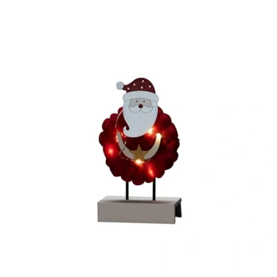 Immagine di Konstsmide 3267 550 Sagoma a LED Babbo Natale Bianco caldo (monocolore) Rosso Temporizzate