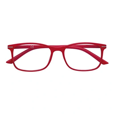 Immagine di Occhiali da Lettura Zippo®, Realizzati con Montatura dalle Linee Morbide, Ideale per Uomo e Donna, Diottria +2.50, Sottile Color Rosso