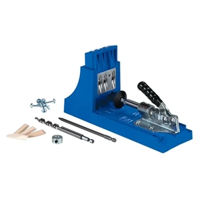 Immagine di Kreg K4 Jig Sistema di giunzione per legno giunzioni robuste con trapano, punta, viti e tasselli