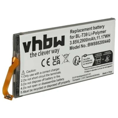 Immagine di vhbw batteria compatibile con LG K40 2019, L322DL, L423DL, L423DL Solo, LMG710AWMH smartphone cellulare (2900mAh, 3,85V, Li Poly)