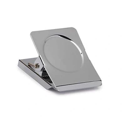 Immagine di MAUL Morsetti di carta con magnete, in acciaio, 40 mm larghezza, 23 1,2 kg, argento chiaro, 2 pezzi