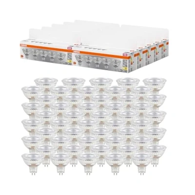 Immagine di OSRAM Lampade LED con riflettore MR16 attacco retrofit, 35 W, 2700 K, pacco da 50
