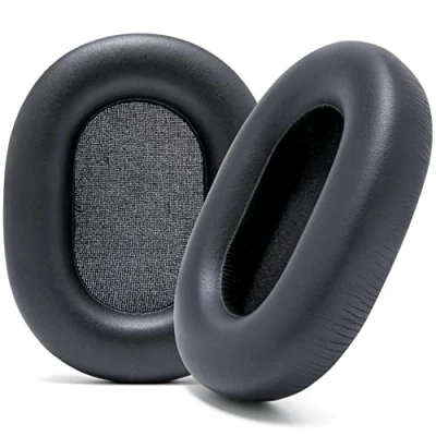 Immagine di WC Wicked Cushions Cuscinetti extra spessi per Sony WH 1000XM5 Cuscini in morbida pelle PU, lussuoso memory foam con isolamento acustico, spessore aggiunto Black