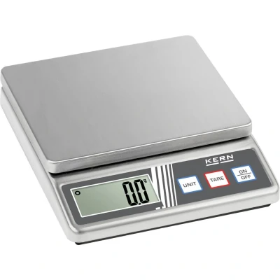Immagine di Kern FOB 5K1S Bilancia per lettere Portata max. 5 kg Risoluzione 1 g a batteria Argento