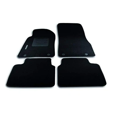 Immagine di Bottari 39075 Set Tappeti Auto su Misura in Moquette, Nero, 4 Pezzi