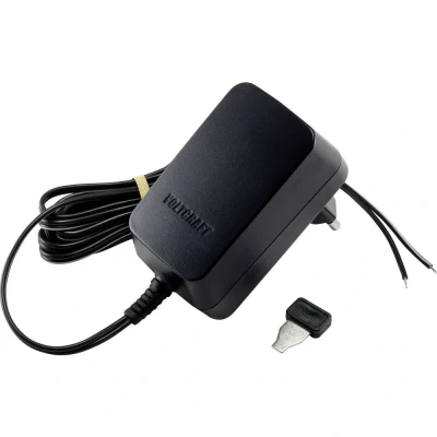 Immagine di VOLTCRAFT VC 11258685 Alimentatore A spina regolabile 3 V/DC, 4.5 5 6 7.5 9 12 V/DC 1 W Tensione di uscita regolabile, cavo