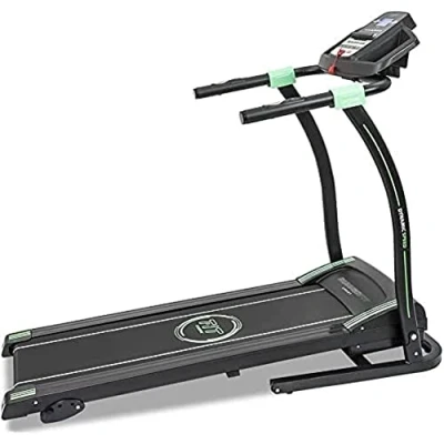Immagine di Cecotec RunnerFit Sprint Laufband, Pulsmesser und LED Display, 12 voreingestellte Programme, bis zu 14 km/h, automatisch, klappbar, magnetisches Sicherheitssystem (Pieghevole Senza Cintura Di Massaggio)