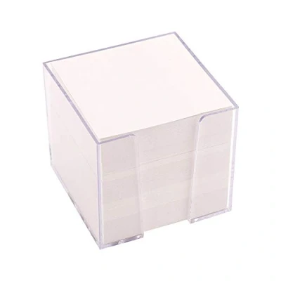 Immagine di D.RECT 9461, Portamemo con Foglietti Bianchi, 85x85x80mm